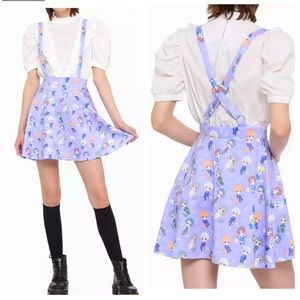 Hot Topic Fruits Basket Chibi Characters Suspender Skirt XL